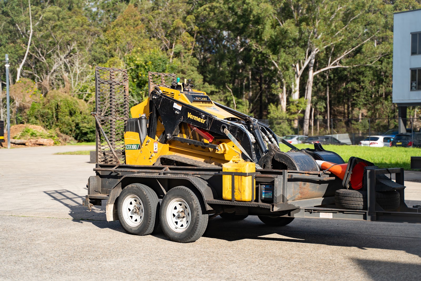 Trees Down Under stump grinding and site equipment for small stump removal kenthurst