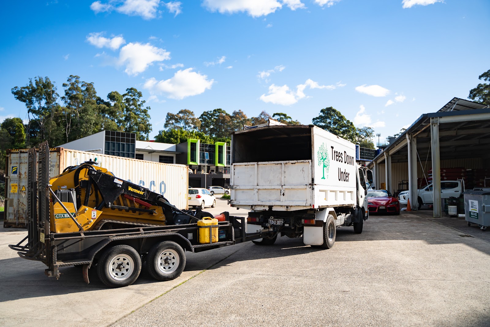 Trees Down Under stump grinding and site equipment for stump grinder company near me merrylands west